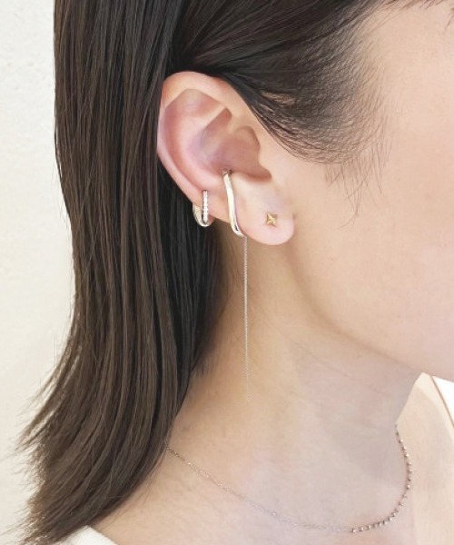 ete（エテ） イヤリング ビジュー リバーシブルイヤリング レディース