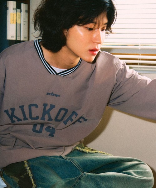 tシャツ 「UNISEX」NASTYKICK／Kick Off Vネックプルオーバ  2112937 レディース メンズ NASTY KICK tシャツ 「UNISEX」NASTYKICK／Kick Off Vネック