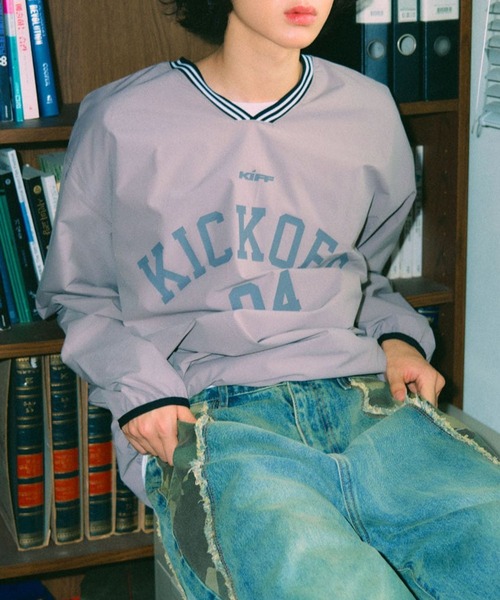 tシャツ 「UNISEX」NASTYKICK／Kick Off Vネックプルオーバ  2112937 レディース メンズ NASTY KICK tシャツ 「UNISEX」NASTYKICK／Kick Off Vネック