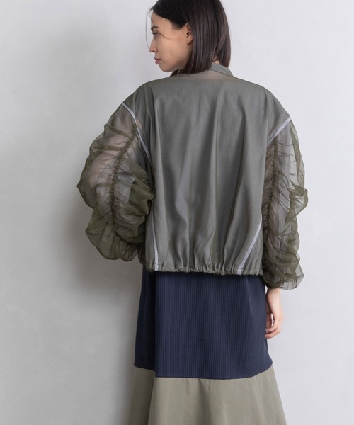 マルシャルテル　チュールブルゾン MARECHAL TERRE ジャケット ブルゾン チュールブルゾン