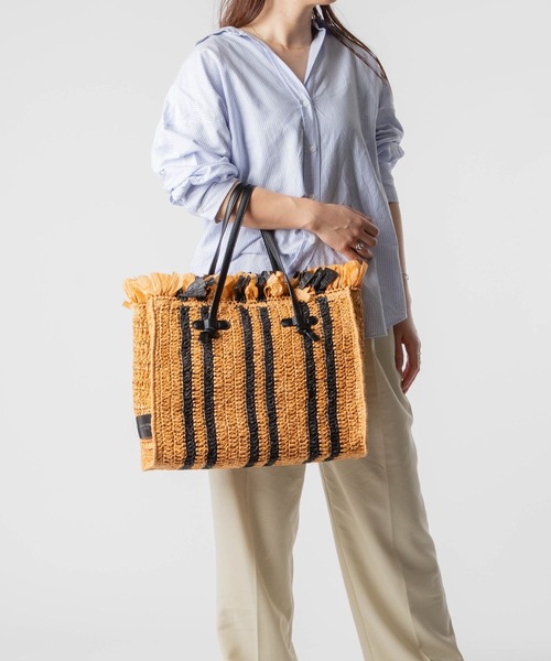 ★送関込み★Gianni Chiarini Marcella ラフィアクロシェバッグ GIANNI CHIARINI ハンドバッグ MARCELLA ジャンニ キアリーニ