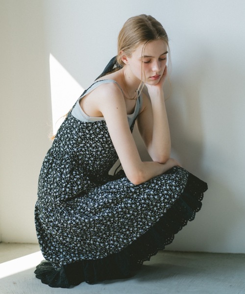 ワンピース 「 新色追加 」lace cami onepiece/レースキャミワンピース
