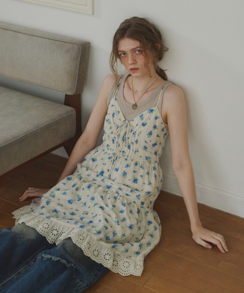 ワンピース lace cami onepiece/レースキャミワンピース