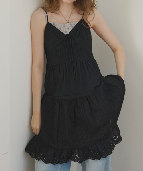 ワンピース lace cami onepiece/レースキャミワンピース