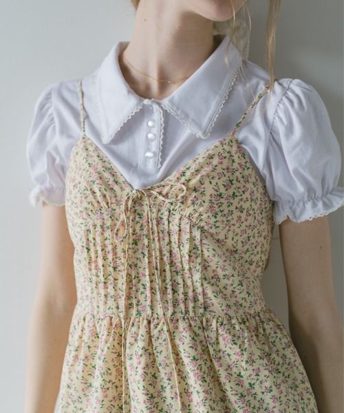 ワンピース 「 新色追加 」lace cami onepiece/レースキャミワンピース
