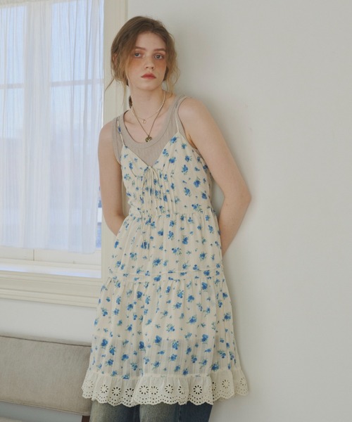 ワンピース lace cami onepiece/レースキャミワンピース