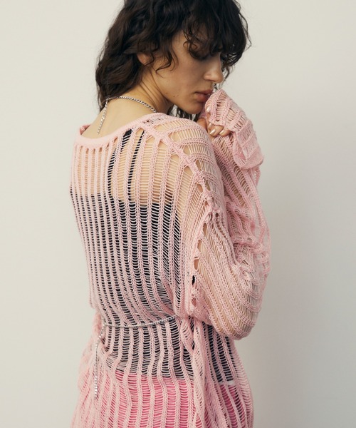 GOLDS♡ビジューバックル×チェーン付き♡キャミトップス／チュニック♡ピンクM an/アン】セットアップ/ キャミソール/ ゴールドバックル