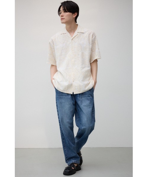 総レース 開襟 シャツ メンズ 透け感 トレンド 半袖 トップス Amazon.co.jp: 透け感 セクシー メッシュ 半袖 シャツ メンズ