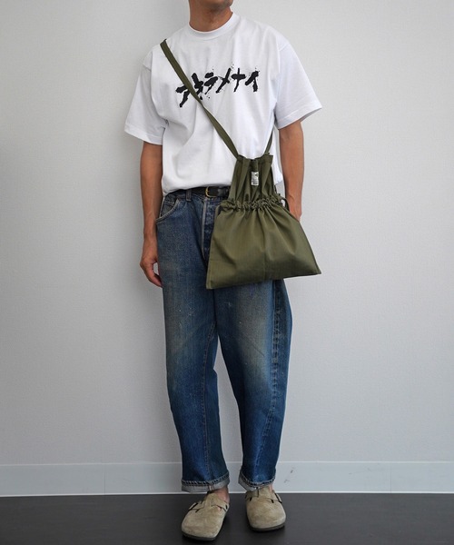 ミリタリーエプロン　実物　軍ものバック　リメイク品 MILITARY（ミリタリー） ショルダーバッグ 「Military Reproduts