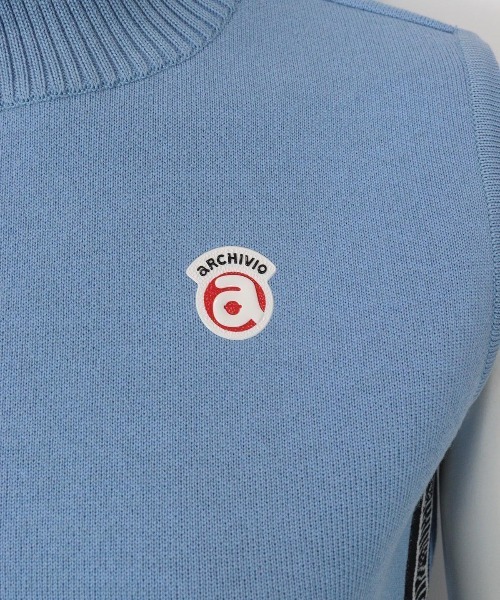 archivio（アルチビオ） ベスト ジレ 「LADIES」ロゴテープノースリ