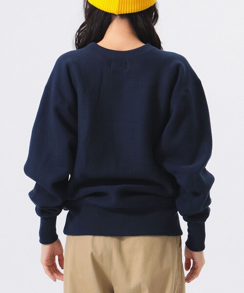 BEAMS BOY トレーナー スウェット Champion / ロゴ リバース