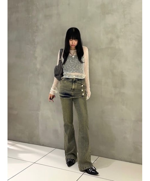 sly SHEER KNIT トップス SLY | SHEER KNIT トップス (ニット ) |SHEL'TTER WEBSTORE