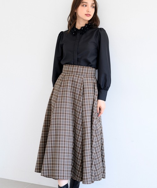 M【新品】rokh スカーフミックスシャツ サイズ36 参考定価66000円 M【新品】rokh スカーフミックスシャツ サイズ36 参考定価66000