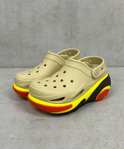 【CROCS】BUBBLE CRUSH CLOG ★7cm★厚底★兼用 crocs サンダル 「crocs/クロックス」バブル クラッシュ
