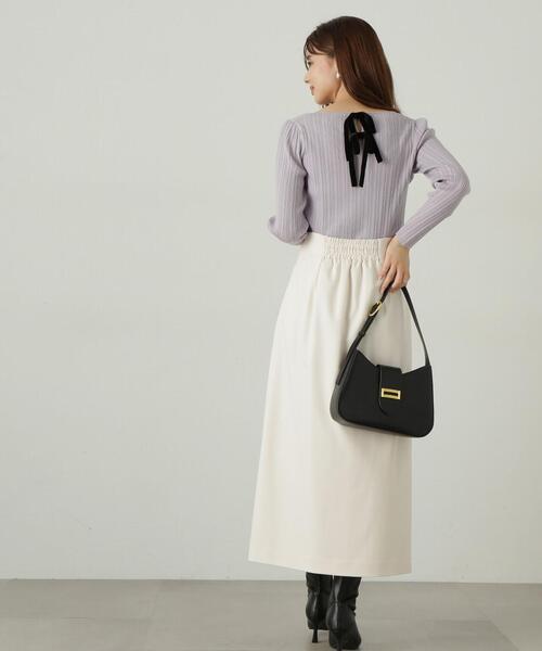 PROPORTION BODY DRESSING スカート ラップ風タックナロー