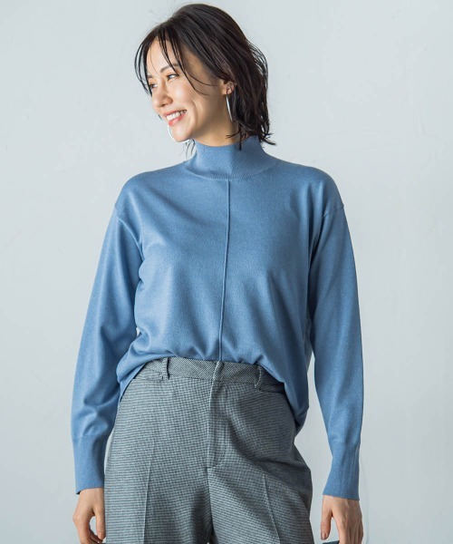 【WEB限定】SOFT FLUFFラメハイネックニット≪手洗い可能≫ LAUTREAMONT｜【WEB限定】SOFT FLUFFラメハイネックニット