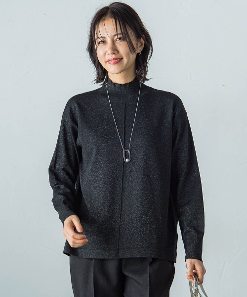 LAUTREAMONT ニット セーター 「WEB限定」SOFT FLUFFラメ
