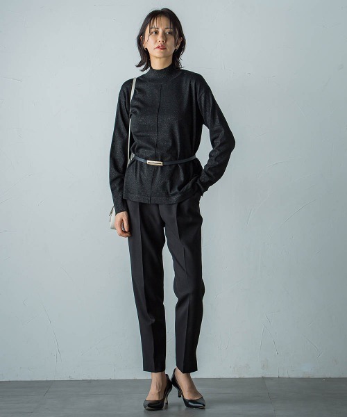 LAUTREAMONT / ロートレアモン 【WEB限定】SOFT FLUFFラメハイネックニット≪手洗い可能≫ LAUTREAMONT｜【WEB限定】SOFT FLUFFラメハイネックニット