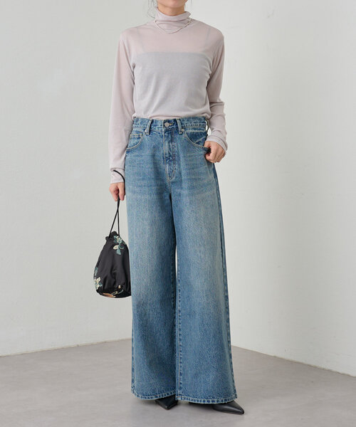 Omekashi（オメカシ） ジーンズ デニム デニムパンツ ワイドストレート