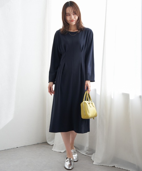 IKKA LOUNGE パーティードレス ワンピース 入学式 カットジョーゼット