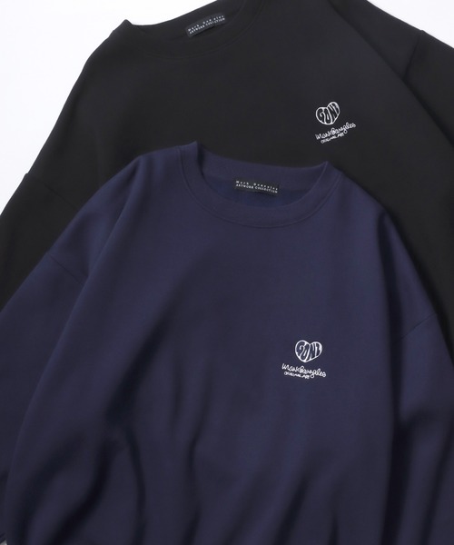 UK ダークブルートレーナーとハートロゴトレーナー Mark Gonzales トレーナー スウェット MARK GONZALES ARTWORK