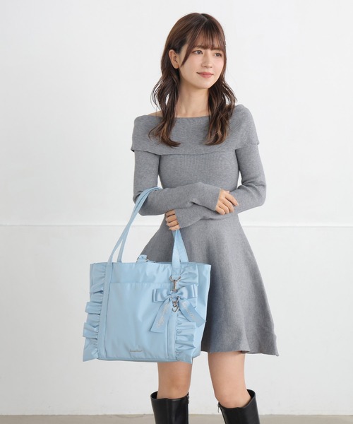 SecretDoor（シークレットドア） トートバッグ トート リボンチャーム