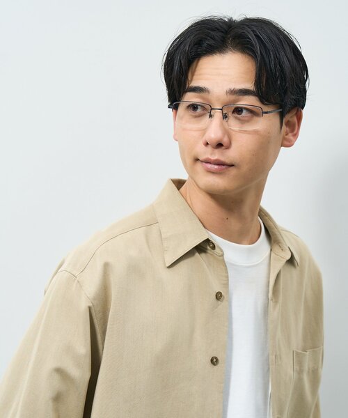 伊達眼鏡 Zoff（ゾフ） 伊達メガネ メガネ 眼鏡 ウェリントン型 メガネ｜軽量