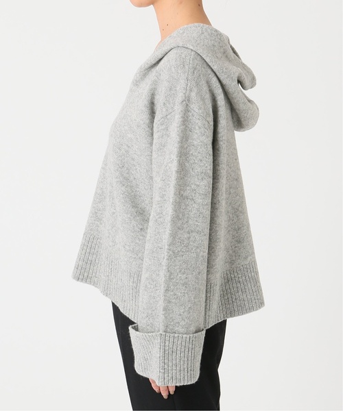 「NOBLE」 ニットパーカー FREE ベージュ レディース_画像3