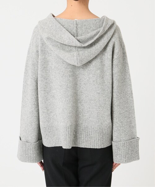 「NOBLE」 ニットパーカー FREE ベージュ レディース_画像6