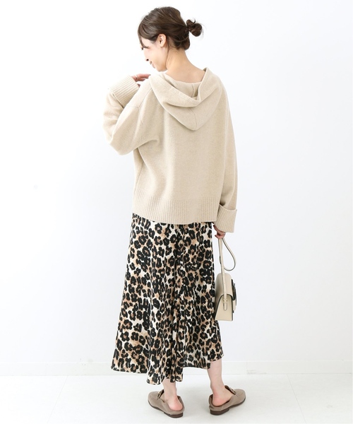 「NOBLE」 ニットパーカー FREE ベージュ レディース_画像7