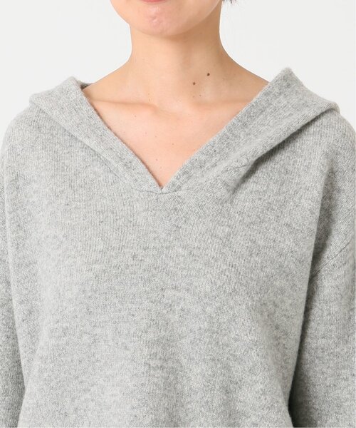 「NOBLE」 ニットパーカー FREE ベージュ レディース_画像9