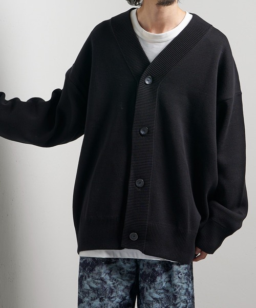Lui's（ルイス） ニットカーディガン FREE ブラック メンズ : ZOZOTOWN