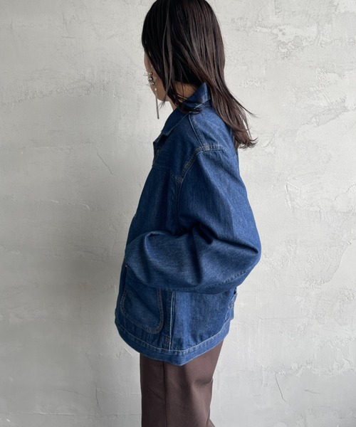 Levi's ライトブルー プリーツ デニムジャケット L Levi's デニムジャケット gジャン 「LEVI'S/リーバイス