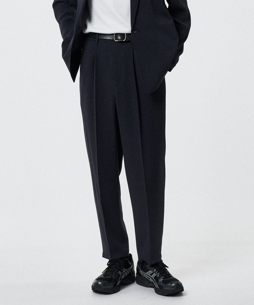 STUDIOUS別注 WIDE TAPERED TROUSERS ATTACHMENT（アタッチメント） スラックス STUDIOUS別注 2Tuck Wide