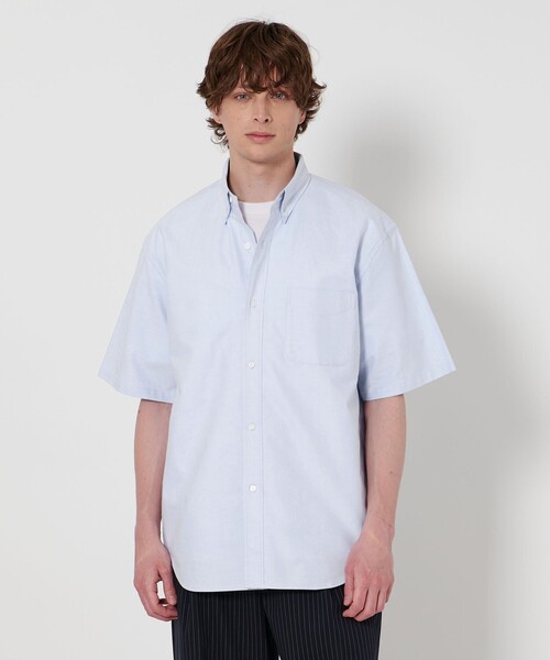 UNITED ARROWS シャツ 「ZOZO限定」ワイドフォルム ボタンダウン
