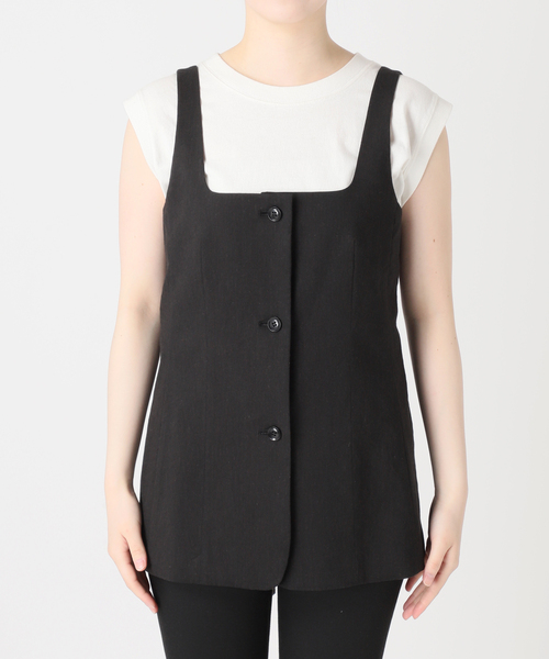 JOURNAL STANDARD ベスト ジレ ウォッシャブルコットンリネンVIS