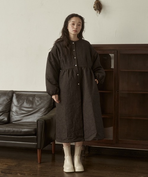 moi tytto（モイテュット） ノーカラーコート FREE オフホワイト