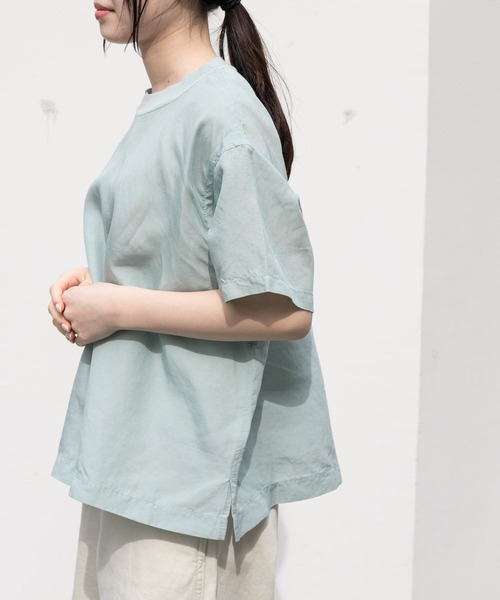 ブラウス シャツ FORK＆SPOON　Nylon Woolプルオーバーシャツ レディース FORK&SPOON ブラウス シャツ FORK＆SPOON Nylon Woolプル