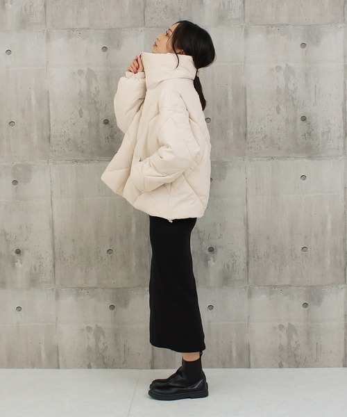 「Social GIRL」 ブルゾン M アイボリー レディース_画像4