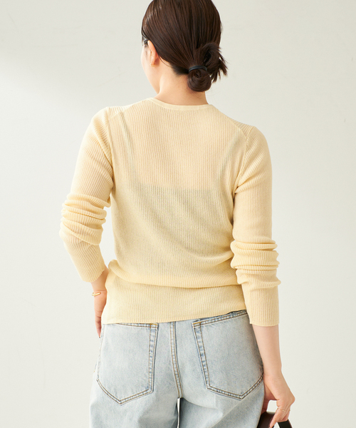 yuka ◎専用 Plage SHEER RIB CROPPED カーディガン plage｜whisper rib sheer カーディガン | Rakuten Fashion(楽天