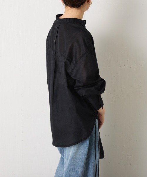 「COLLAGE GALLARDAGALANTE」 長袖シャツ FREE ブラック レディース COLLAGE GALLARDAGALANTE ブラウス シャツ Q.anos/フリル