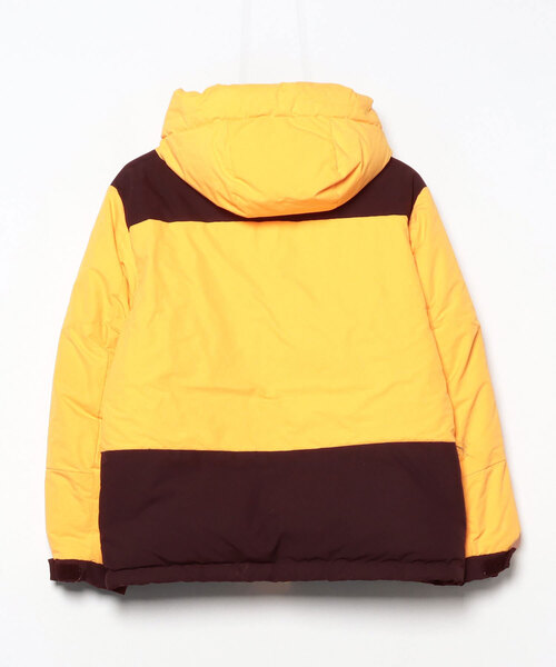 「FIRST DOWN」 刺繍ダウンジャケット S オレンジ レディース_画像2