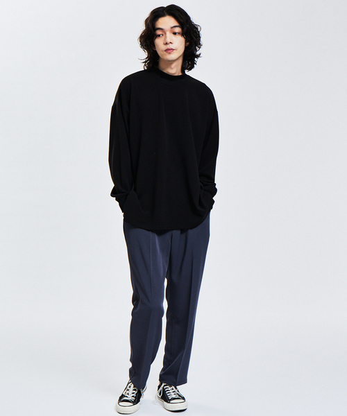 「AH ABAHOUSE」 半袖Tシャツ 48 グレイッシュベージュ メンズ