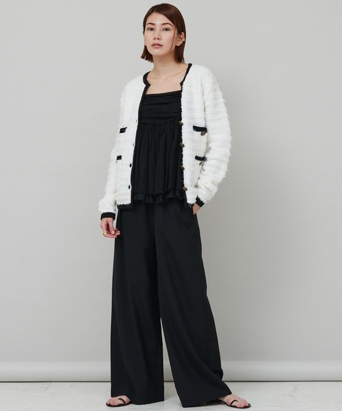 Curensology（カレンソロジー） スラックス 38 チャコールグレー