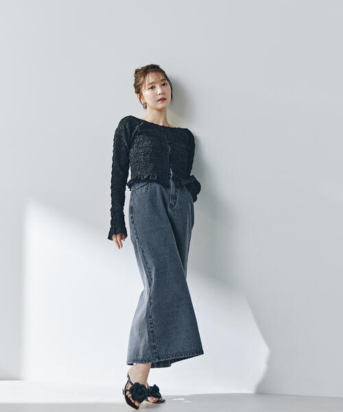 m*o様 【麻亜里さんコラボ】シュリンクカーディガン NATURAL BEAUTY BASIC ブラウス シャツ 「THINK BEAUTY」「麻