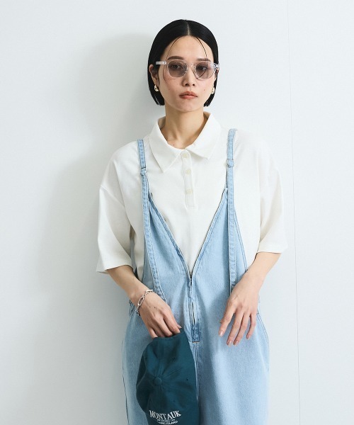 VICKY サロペット オーバーオール ライトオンスデニムサロペット