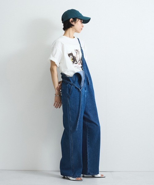 VICKY サロペット オーバーオール ライトオンスデニムサロペット