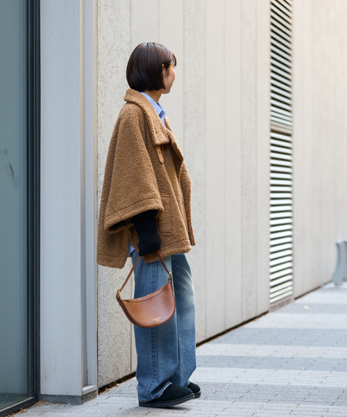 FRAMeWORK（フレームワーク） ポンチョコート FREE キャメル