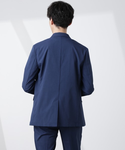 NANO universe セットアップ スーツ ブルー L NANO universe セットアップ 「Damerino」TEXBRID(R)×ECOBLUE