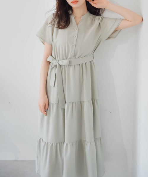 MISCH MASCH ワンピース ZOZO限定 2025春夏新作 ティアード